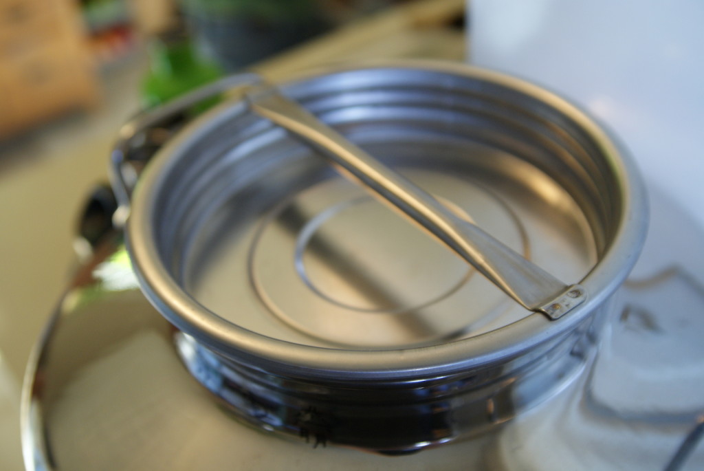Lid on the Minox is all stainless steel