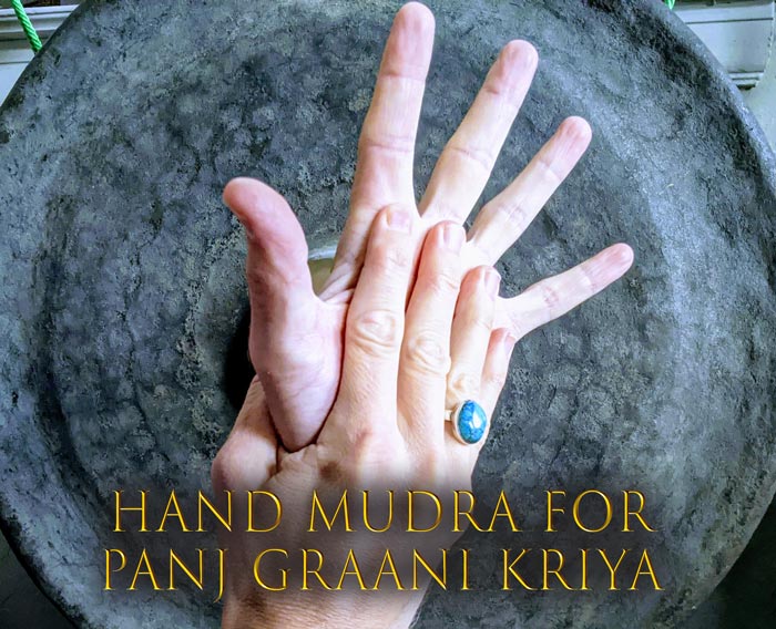 Hand Mudra for Panj Graani Kriya